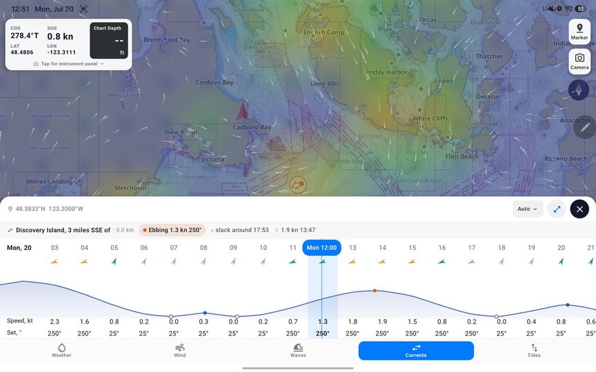 Take the forecast offshore - 14-day offline marine weather